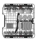 Bauknecht BCIO 3T341 PLET Vollintegrierbarer Geschirrspüler 60 cm /Edelstahl/14 Maßgedecke/10 Standardprogramme und 1 Sensorprogramm/PowerClean/ActiveDry/Besteckschublade/Vollwasserschutz - 13