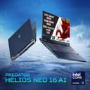 acer Pc Gaming Portatile Predator Helios Neo 16 Ultra 9-275hx, 32Gb DDR5, SSD 1TB, GeForce RTX 5060 8Gb GDDR7 Notebook Gaming Display 16" Wqxga 180hz, Laptop Gaming Tastiera RGB, Wifi 6e, W11, BT 5.4 - 3