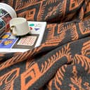 ACUSHLA Coperta in Lana Merino Calda, Boemia (160 x 220 cm) per Divano Soggiorno, Copriletto Ideale per Campeggio all'Aperto, Tutte le Stagioni (Nero Carbone) - 8