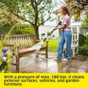 Kärcher high-pressure washer K 7 Comfort Premium, pressure: max. 180 bar, flow rate: 550 l/h, area: 60 m²/h, extra flexible high-pressure hose, hose reel - 4