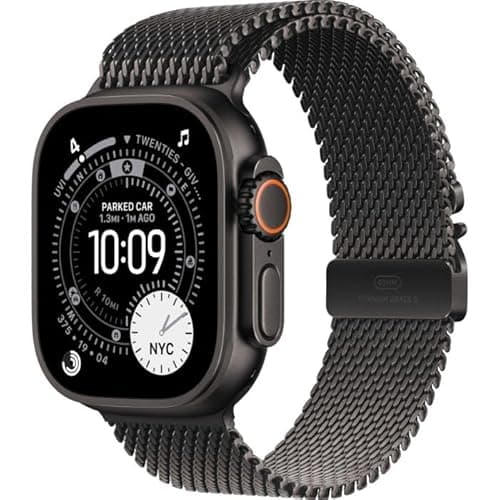Apple Watch Ultra 3 (2025) black titanium 49mm 4G black titanium milanese Loop M
