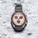 Swatch Omega x Moon Mission to Pluto Speedmaster Borgogna - Nuovo, Unisex - 3